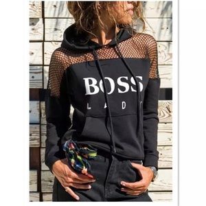 BOSS LADY | BLACK | SWEATER